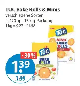 V Markt Tuc bake rolls & minis Angebot