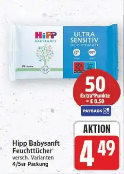 E-Center Hipp babysanft feuchttücher Angebot