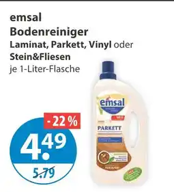 V Markt Emsal bodenreiniger laminat, parkett, vinyl oder stein&fliesen Angebot