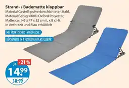 V Markt Strand- / badematte klappbar Angebot