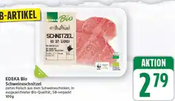 E-Center Edeka bio schweineschnitzel Angebot
