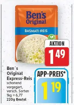 E-Center Ben's original express-reis basmati Angebot