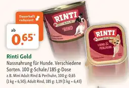 Fressnapf Rinti gold mini adult rind & perlhuhn Angebot