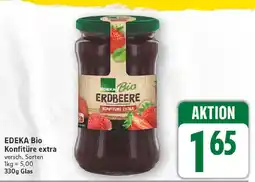 E-Center Edeka bio konfitüre extra erdbeere Angebot