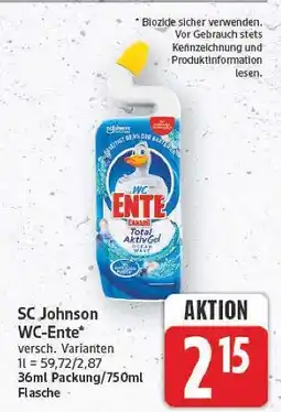 E-Center Sc johnson wc-ente Angebot