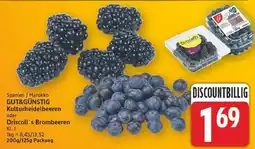 E-Center Gut&günstig kulturheidelbeeren Angebot