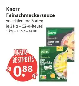 V Markt Knorr feinschmeckersauce zitronen butter Angebot