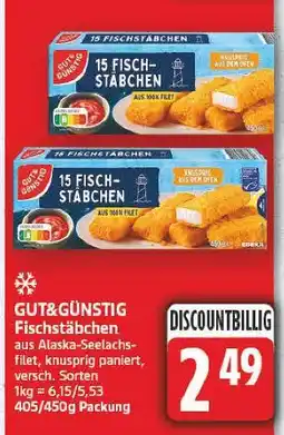 E-Center Gut&günstig fischstäbchen Angebot