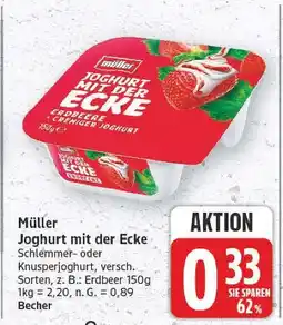 E-Center Müller joghurt mit der ecke Angebot