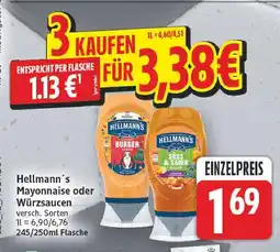 E-Center Hellmann's burger sauce Angebot