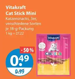 V Markt Vitakraft cat stick mini Angebot