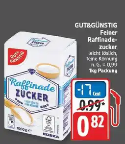 E-Center Gut&günstig feiner raffinadezucker Angebot