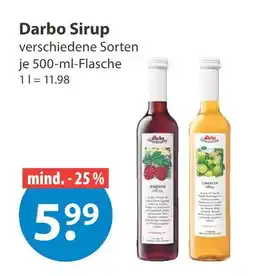 V Markt Darbo sirup Angebot