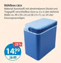 V Markt Kühlbox cb25 Angebot
