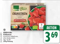 E-Center Edeka bio erdbeeren Angebot