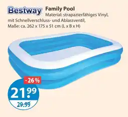 V Markt Bestway family pool Angebot
