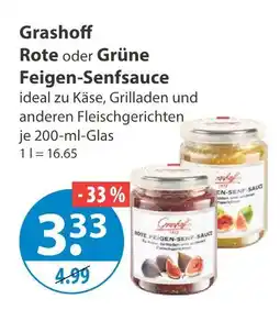 V Markt Grashoff rote feigen-senfsauce Angebot