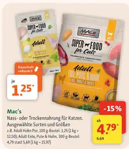 Fressnapf Mac's adult huhn pur Angebot