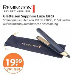 V Markt Remington glätteisen sapphire luxe s5805 Angebot