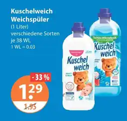 V Markt Kuschelweich weichspüler Angebot