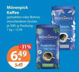 V Markt Mövenpick kaffee auténtico Angebot