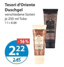 V Markt Tesori d'oriente duschgel Angebot