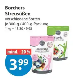 V Markt Borchers streusüßen Angebot