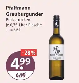 V Markt Pfaffmann grauburgunder Angebot