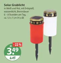 V Markt Solar grablicht weiß Angebot