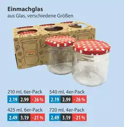 V Markt Einmachglas Angebot