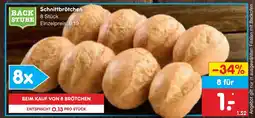 Netto Marken-Discount Backstube schnittbrötchen Angebot