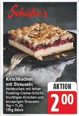 E-Center Schäfer's kirschkuchen mit streuseln Angebot