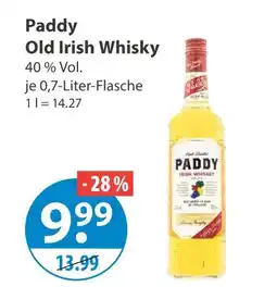 V Markt Paddy old irish whisky Angebot