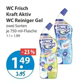 V Markt Wc frisch kraft aktiv wc reiniger gel (blau) Angebot