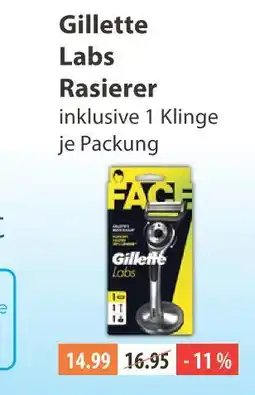 V Markt Gillette labs rasierer Angebot