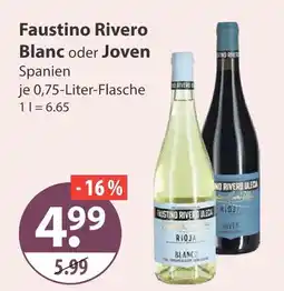 V Markt Faustino rivero blanc Angebot