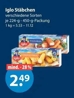 V Markt Iglo fischstäbchen Angebot