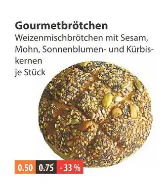 V Markt Gourmetbrötchen Angebot