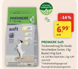 Fressnapf Premiere soft trockenfutter für hunde Angebot