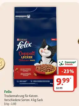Fressnapf Felix trockennahrung für katzen Angebot