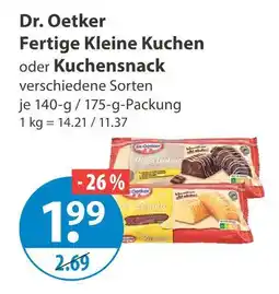 V Markt Dr. oetker fertige kleine kuchen oder kuchensnack Angebot