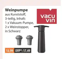 V Markt Vacu vin weinpumpe Angebot