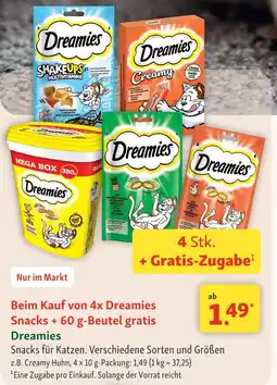 Fressnapf Dreamies snacks für katzen Angebot