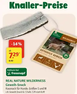 Fressnapf Real nature wilderness geweih-snack Angebot