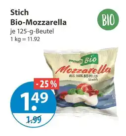 V Markt Stich bio-mozzarella Angebot