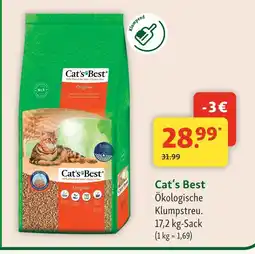 Fressnapf Cat's best ökologische klumpstreu Angebot