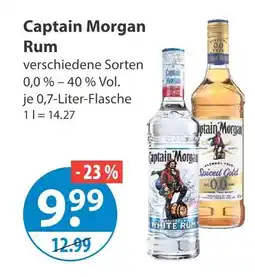 V Markt Captain morgan white rum Angebot