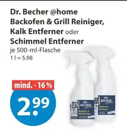 V Markt Dr. becher @home backofen & grill reiniger, kalk entferner oder schimmel entferner Angebot