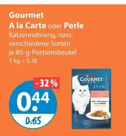 V Markt Gourmet a la carte Angebot