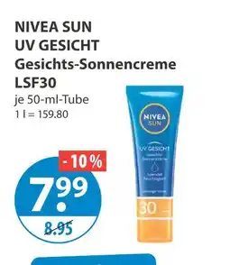 V Markt Nivea sun uv gesicht gesichts-sonnencreme lsf30 Angebot